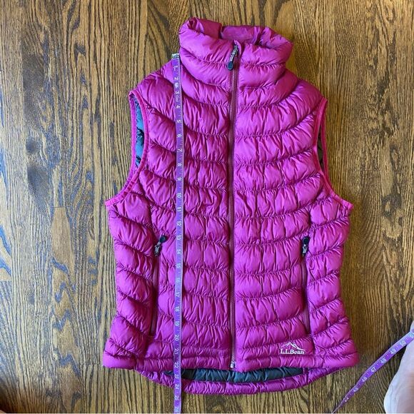 L.L. Bean Down Vest womens sz XS puffer stowaway water repellent downtek goose - Picture 13 of 14